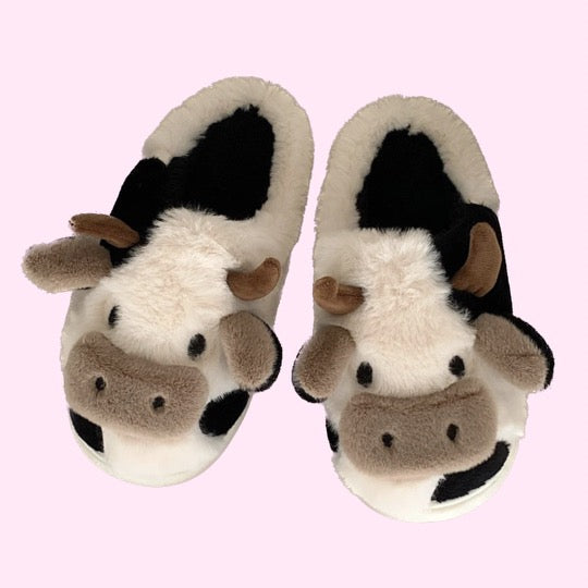 Cow Slippers