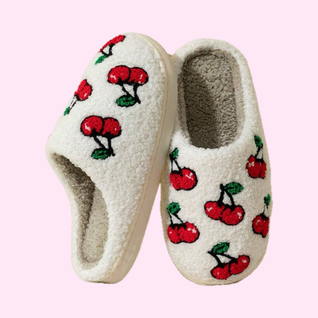 Cherry Slippers