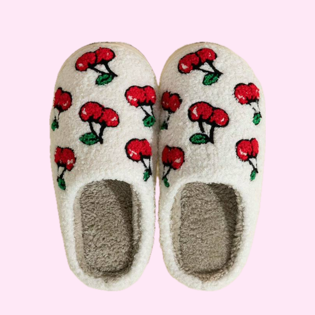 Cherry Slippers