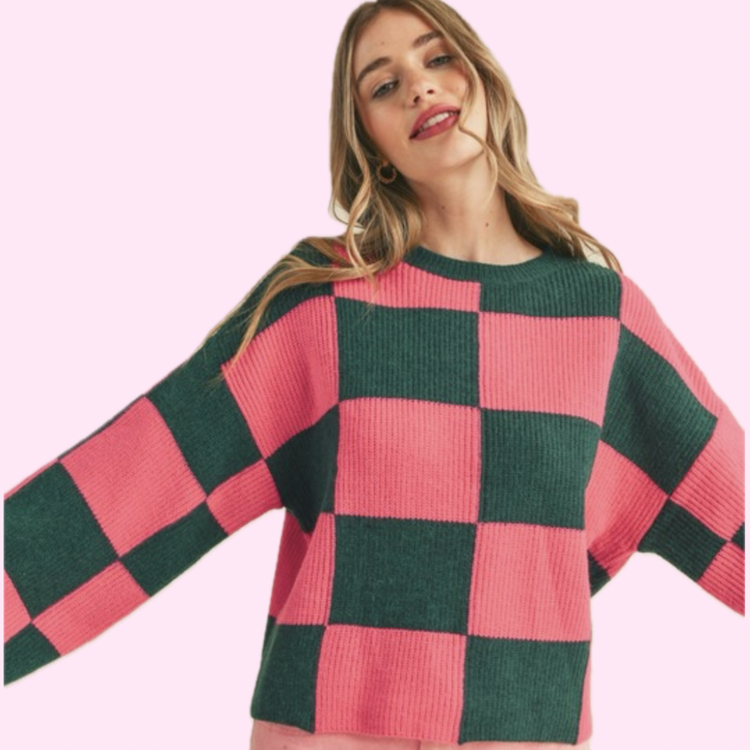 Megan Sweater - Hunter Green